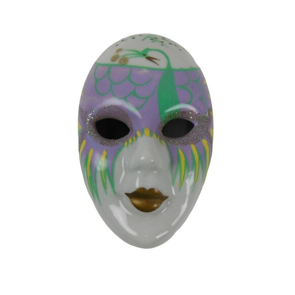 Face Mask Trinket Jewelry Box - Picture 1 of 10